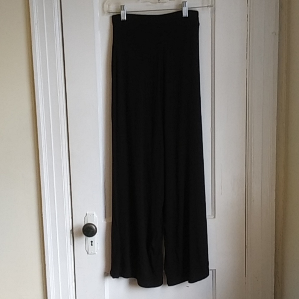 Free People Black Flowy Pants - Picture 1 of 5